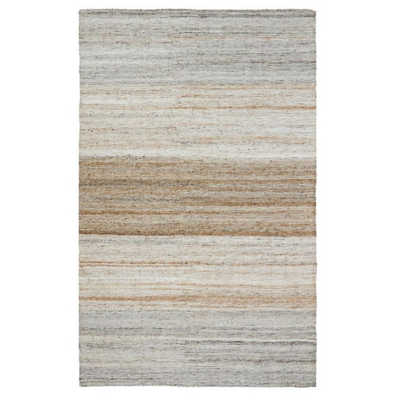 Classic Home Opal Beach 2x3 Indoor Outdoor Handwoven Gray Multi Area Rug by Kosas Home