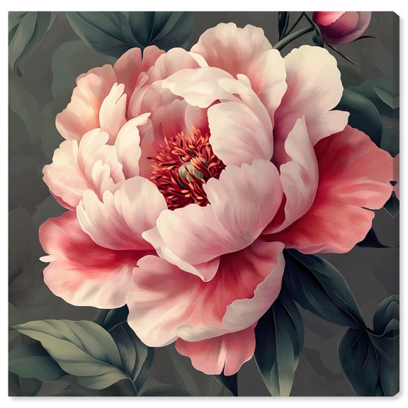 Opal Bloom II Canvas Elegant Floral Art by Art Remedy, Gallery Wrapped, 16 x 16