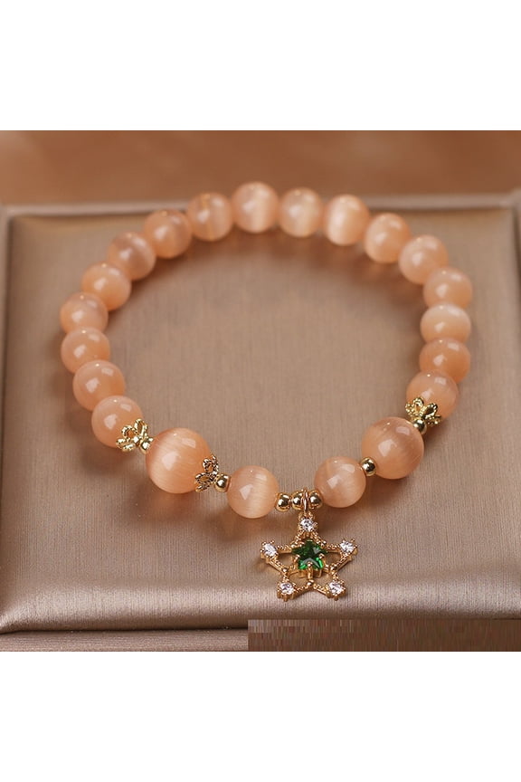 Opal Crystal Pentagram Bracelet For Women