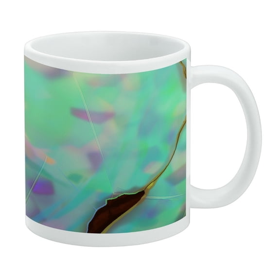Opal Gemstone Picture (Image Only) White Mug
