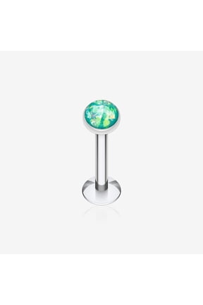 Opal Glitter Shower Dome Steel Labret