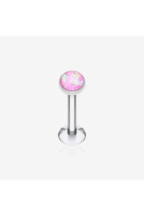 Opal Glitter Shower Dome Steel Labret