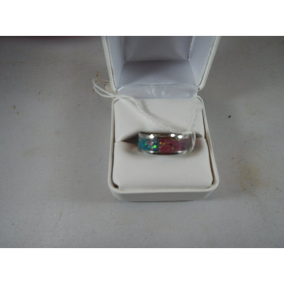 Opal Inlay Ring size 10 R23