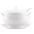 thumbnail image 1 of Opal Innocence Carved Covered Soup Tureen with Ladle by Lenox, 1 of 7