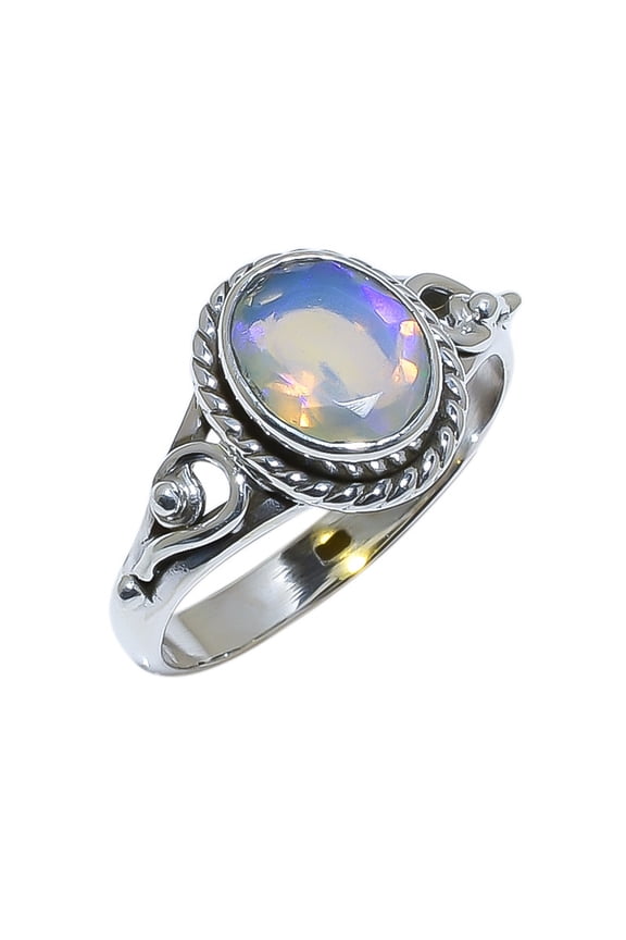 Opal Natural Gemstones Rings Handmade ring 925 Sterling SilverRings Gift For Rings Women For Rings 