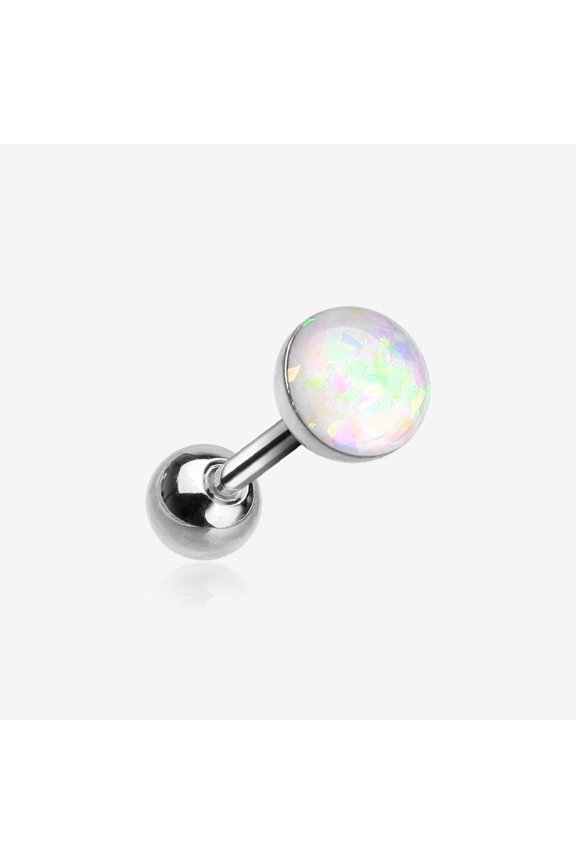 Opal Sparkle Cartilage Tragus Earring