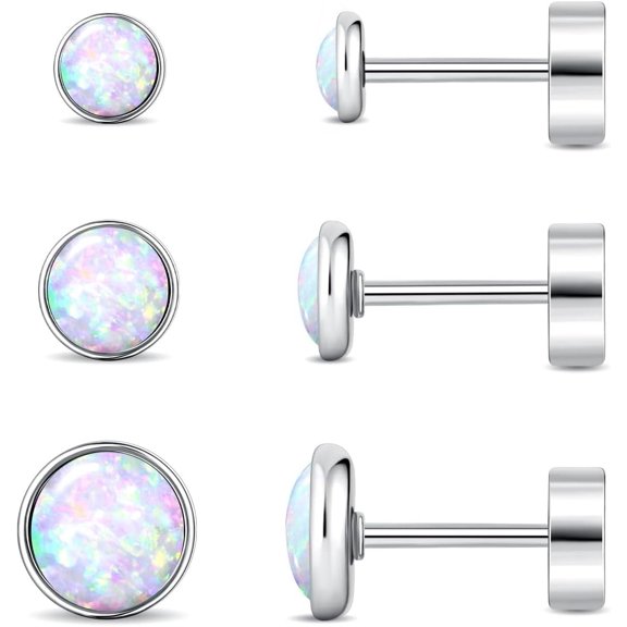 Stud Earring for Women Hypoallergenic Small Stud Earrings for Sensitive Ears Plated Stud