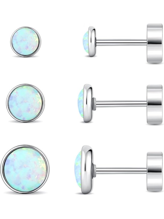 Stud Earring for Women Hypoallergenic Small Stud Earrings for Sensitive Ears Plated Stud