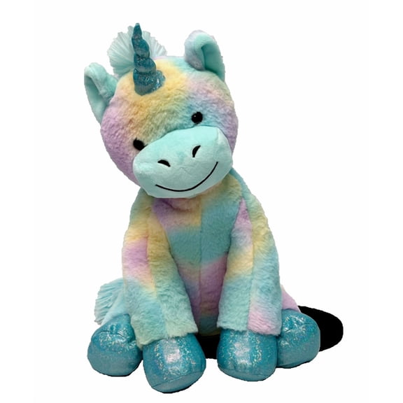 Opal Unicorn 16in Hand Stuffed Plush Animal