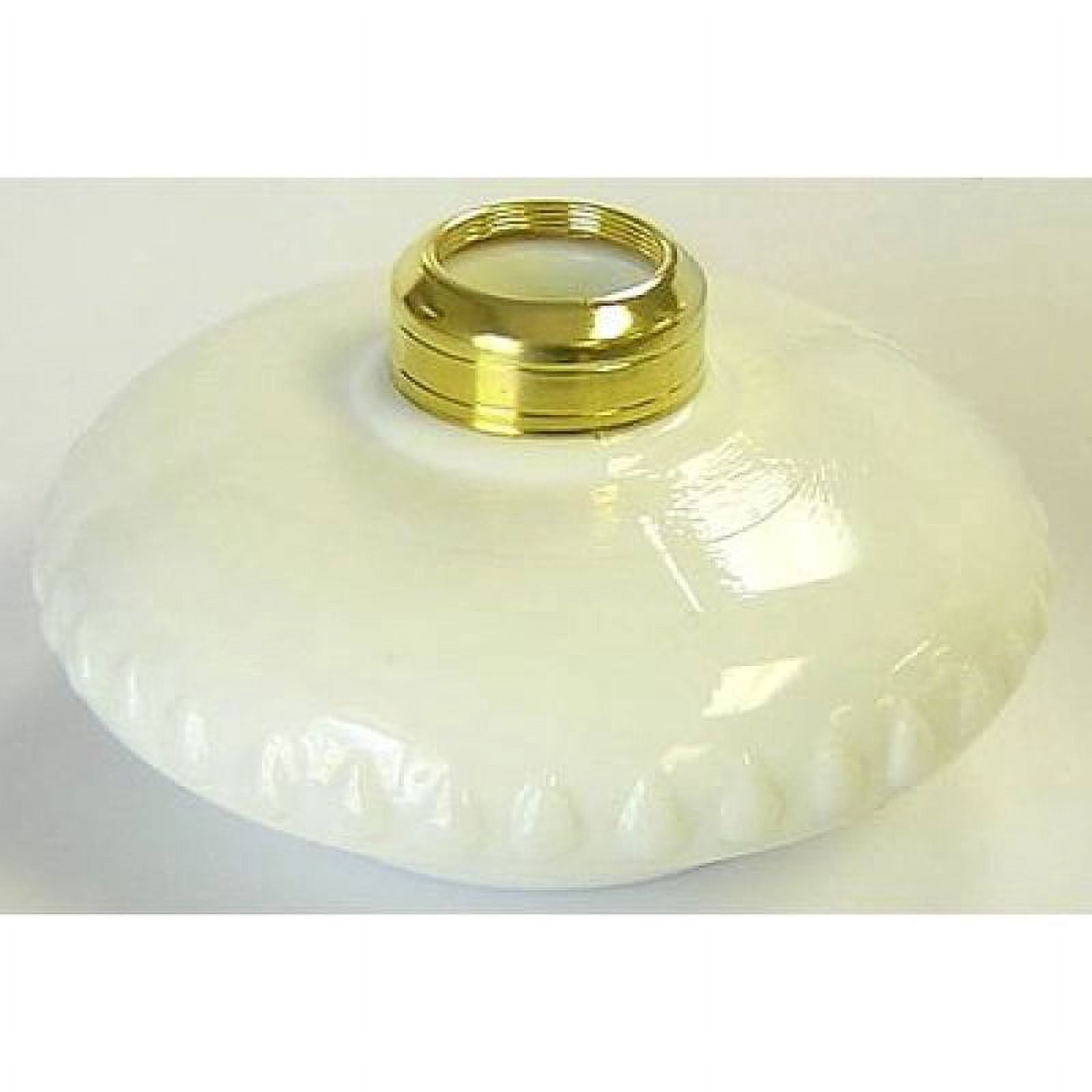 Opal White Glass Oil Lamp Font