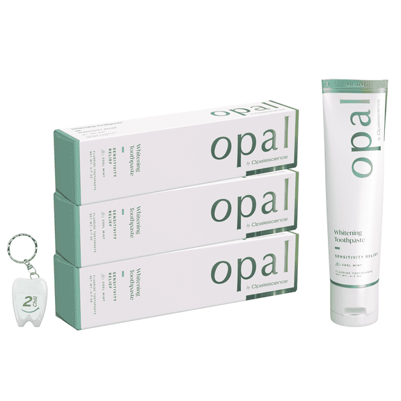 Opal by Opalescence Sensitive Teeth Whitening Toothpaste (3 Pack) Mint Sensitivity Formula 4.7 oz