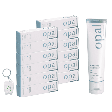 Opal by Opalescence Teeth Whitening Toothpaste (12 Pack) Oral Care Cool Mint Original Formula 4.7 oz