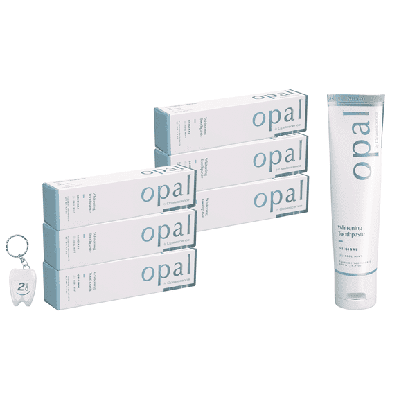 Opal by Opalescence Teeth Whitening Toothpaste (6 Pack) Oral Care Cool Mint Original Formula 4.7 oz