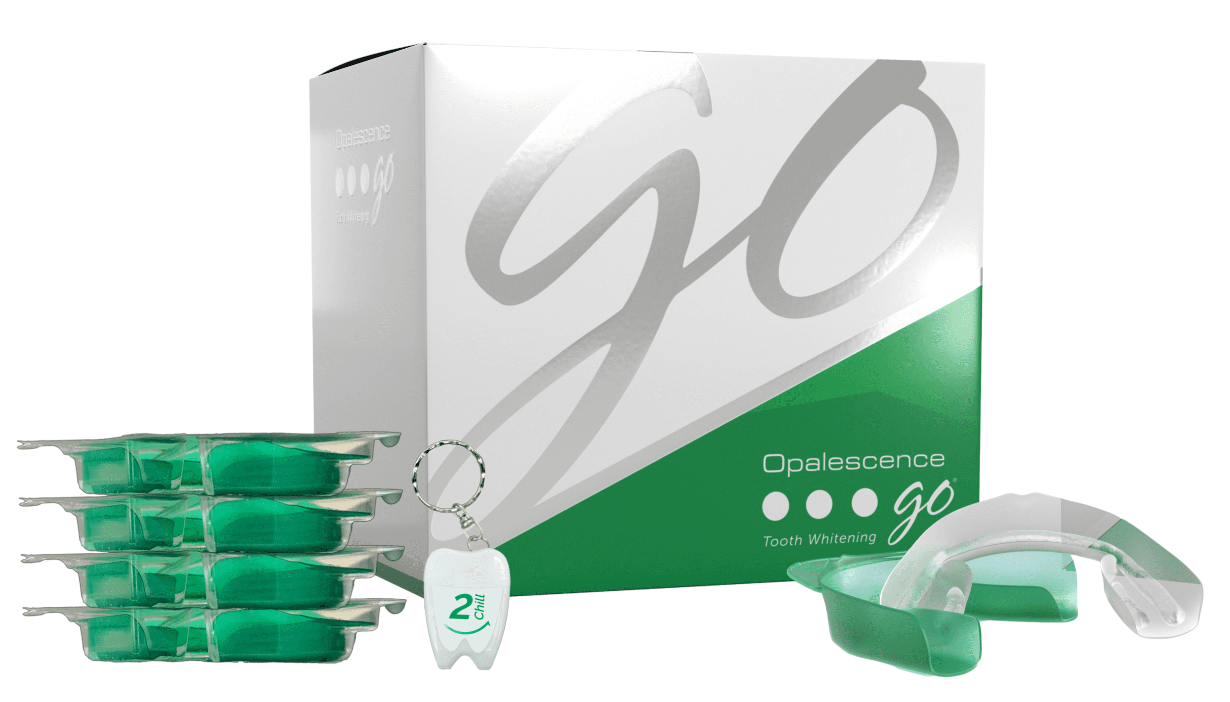 Opalescence Go 15 Prefilled Teeth Whitening Gel Trays (4 Treatments) Cool Mint Hydrogen