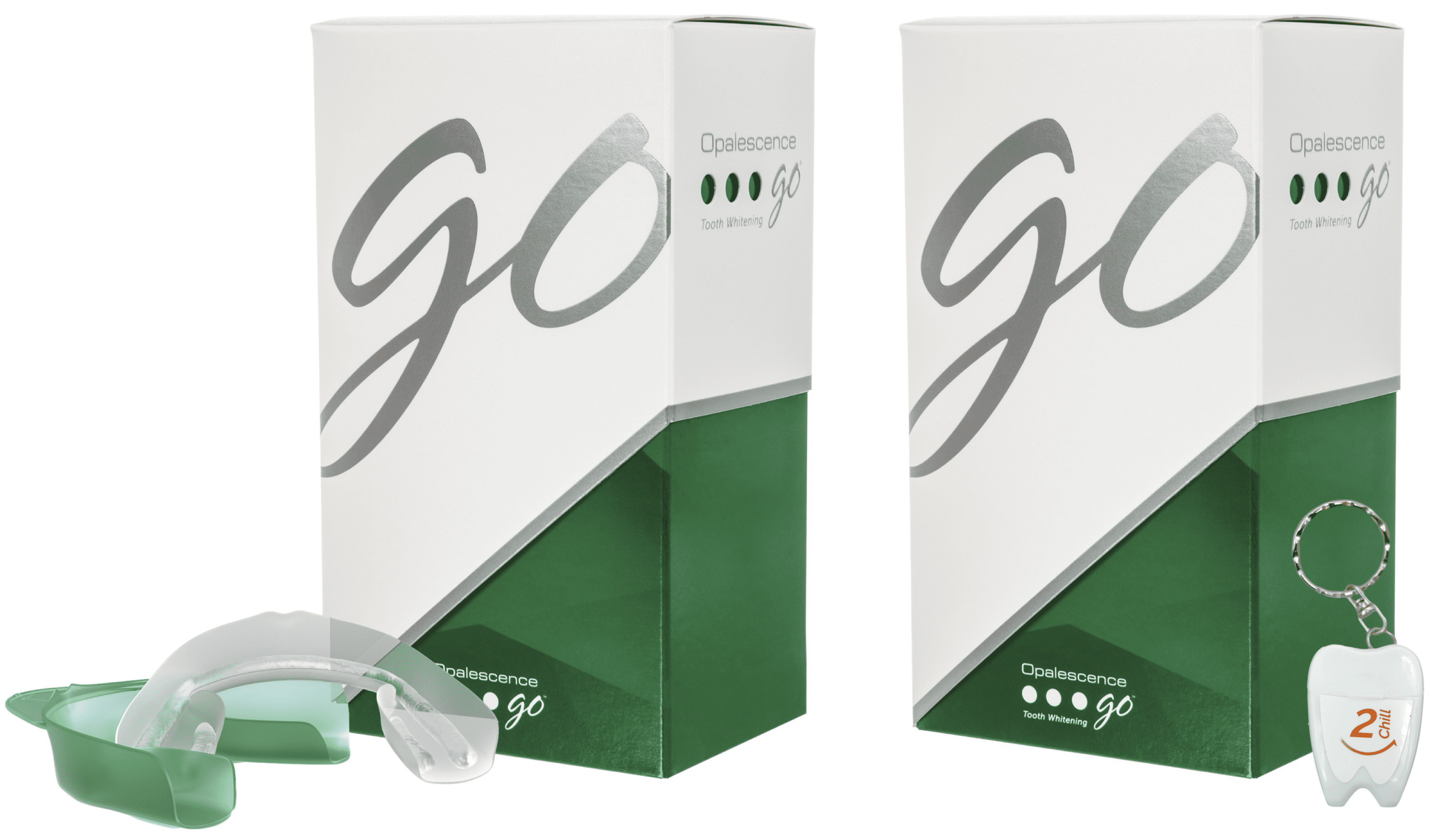 Opalescence Go, Prefilled Teeth Whitening Trays (2 Packs / 20 Treatments) 15 Hydrogen Peroxide