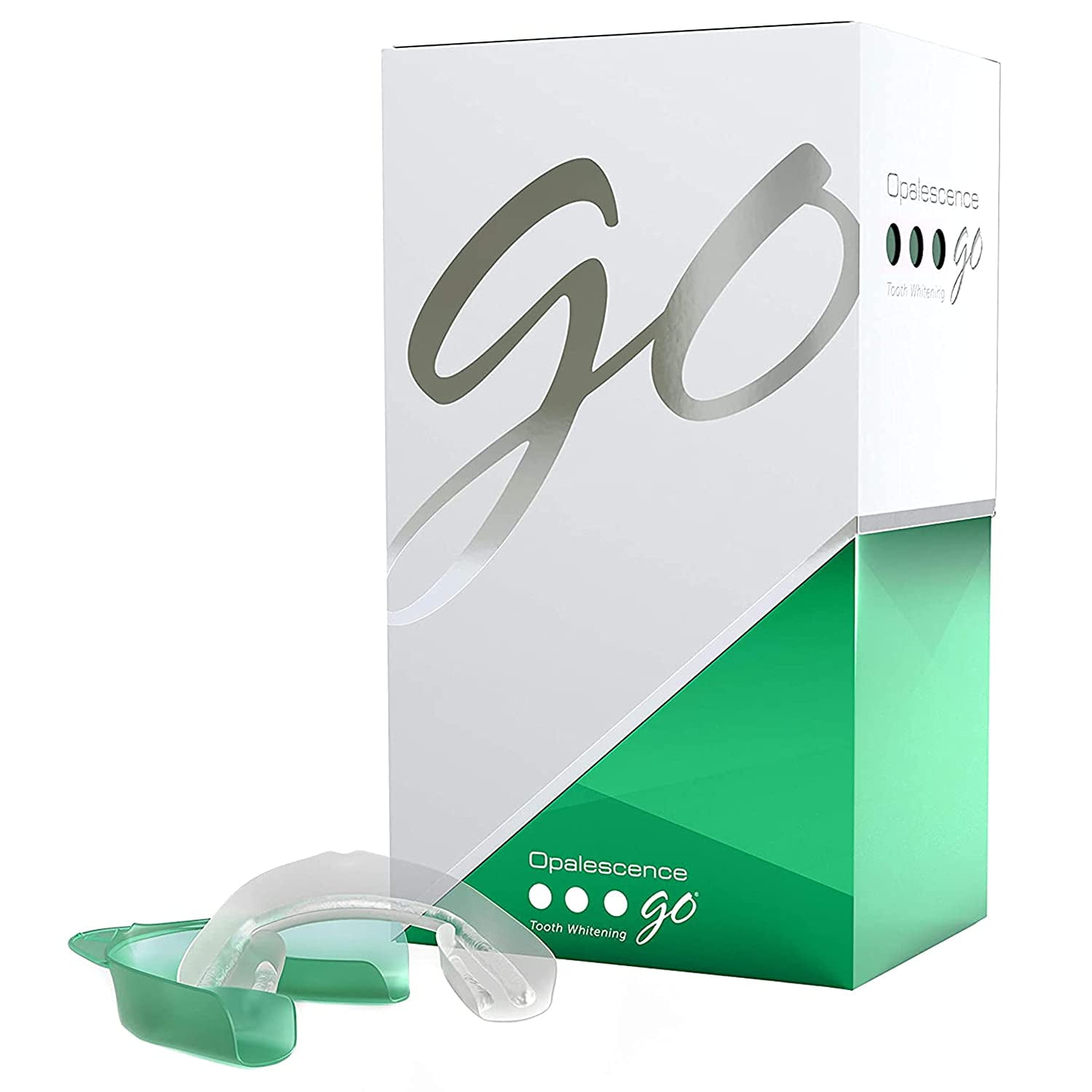Opalescence Go - Prefilled Teeth Whitening Trays with Potassium Fluoride - 15% Hydrogen Peroxide - Mint