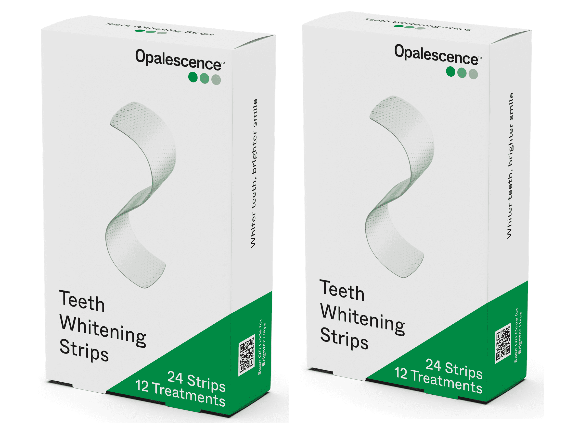Opalescence Teeth Whitening Strips (2 Packs / 24 Treatments Total) Hydrogen Peroxide Formula, Dentist Developed Enamel Safe Teeth Bleaching Treatment - Sensitivity Free