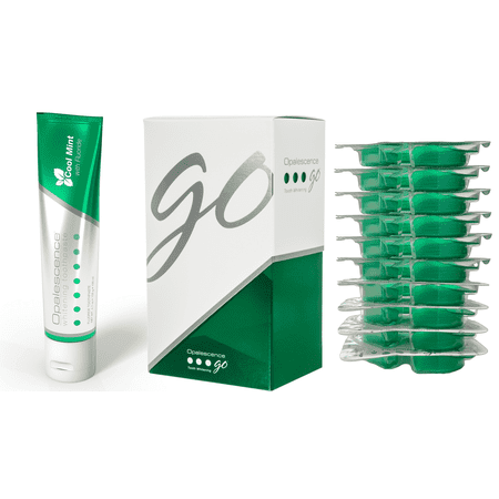Opalescence Whitening Bundle, Go 10% Prefilled Gel Kit (10 Trays) & Mint Original Toothpaste 4.7 oz