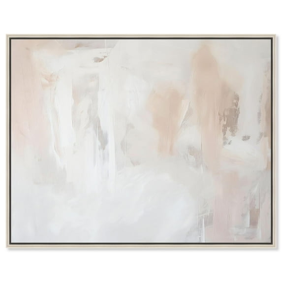 Opalescent Hues II Canvas Print Abstract Art by Art Remedy, Silver Frame, 30 x 24