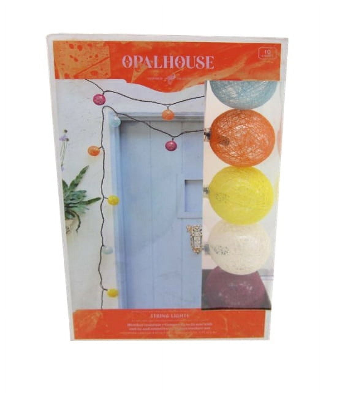 Opalhouse- 10ct Outdoor Colored String String Lights New