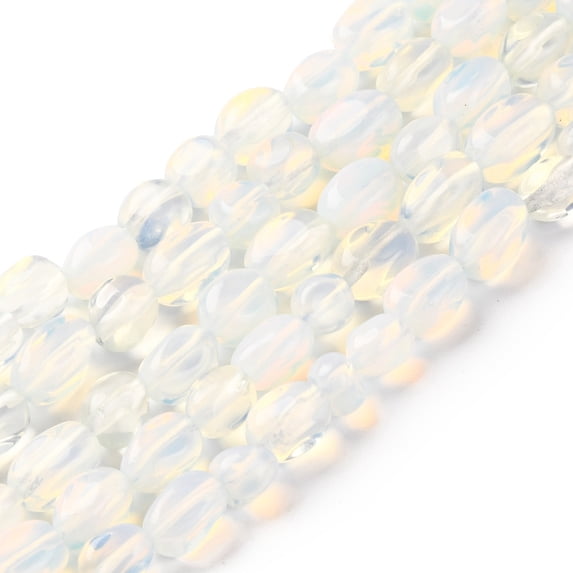 Opalite Beads Strands 7~12x6~8x5~7mm Hole: 1mm 43~44pcs/strand 15.47~15.63''(39.3~39.7cm)