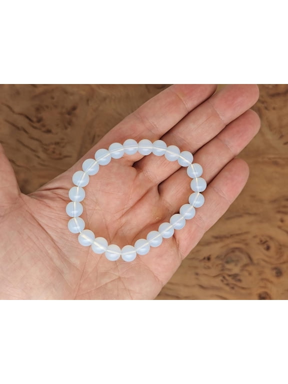 Opalite Bracelet Gemstone Beads - Natural Crystals Stretchy Bracelets - Beads Bracelets - Chakra Healing - Bulk Lots