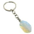 thumbnail image 1 of Opalite Crystal Car Key Holder, Raw Crystal Keychain, 1 of 5