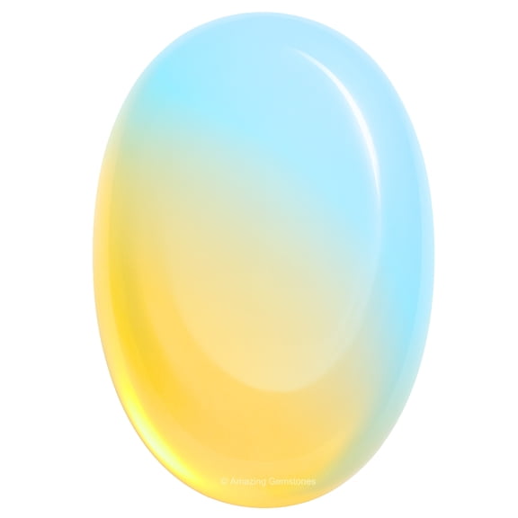Opalite Crystal Palm Stone