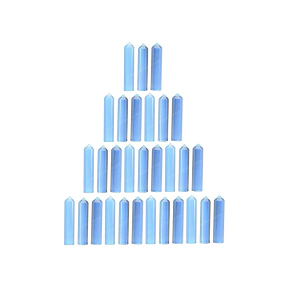 Opalite Crystal Points Bulk 3 Pcs, Hexagonal Healing Point