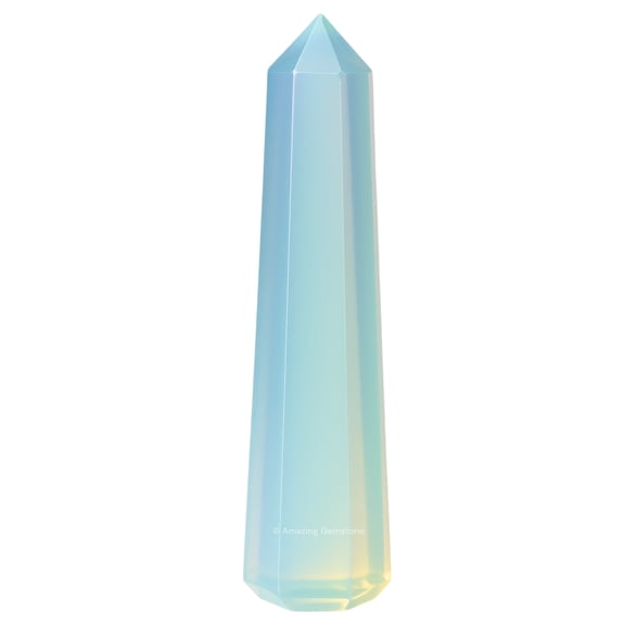 Opalite Crystal Tower Obelisk Point (3" to 4" INCH)