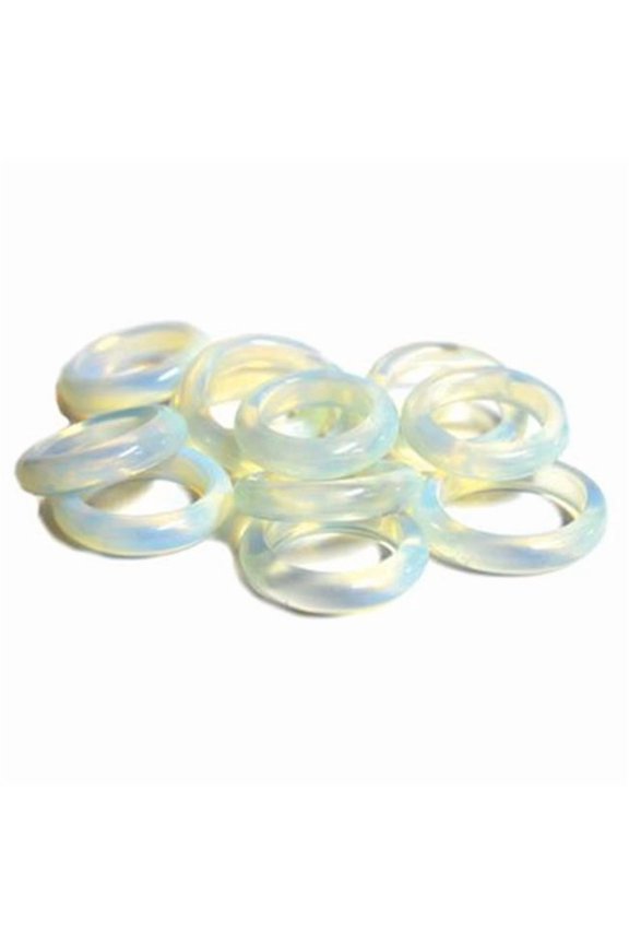 Opalite Rings - Assorted Sizes 6-10 - Pack of 25 - Chakra Healing