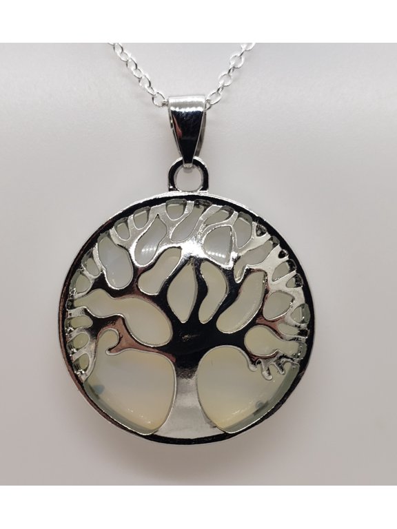 Opalite Tree of Life Necklace