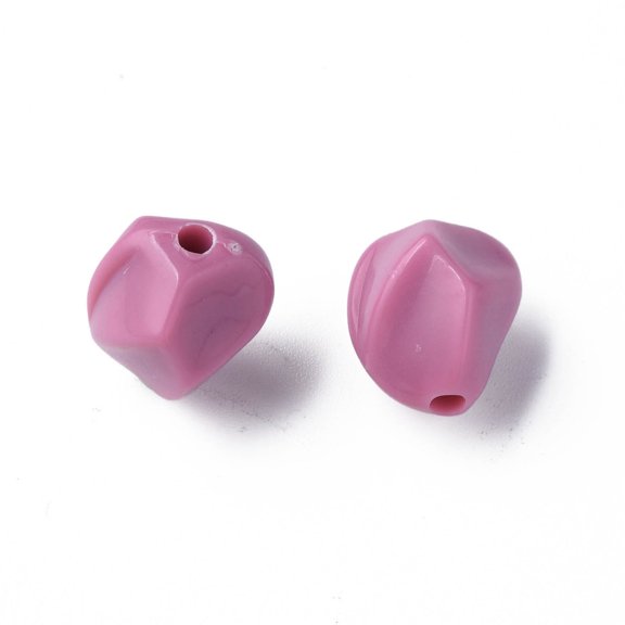 Opaque Acrylic Beads Flamingo 16.5x15x13.5mm Hole: 2.5mm 340pcs/500g