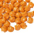 thumbnail image 1 of Opaque Acrylic Beads Twist Orange 14.5x14x14mm Hole: 1.6mm about 390pcs/500g, 1 of 7
