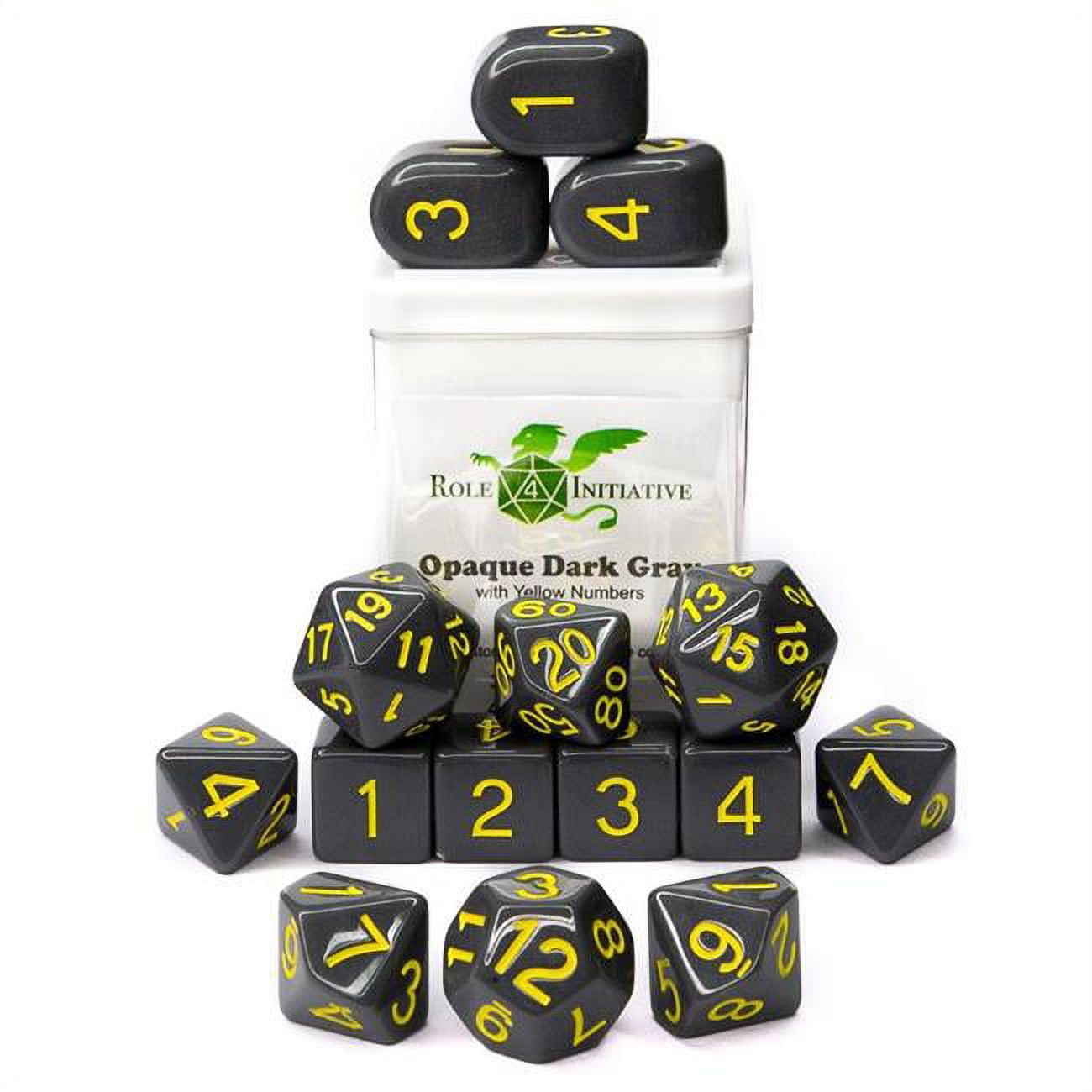 Opaque Dice Dark Gray Yellow Set Of 15 Walmart opaque-dice-dark-gray-yellow-set-of-15-walmart
