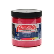 Opaque Fabric Screen Printing Inks raspberry, 8 oz. pack of 2