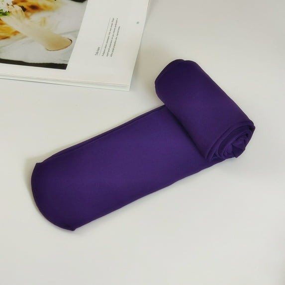 Opaque Tights Women Candy Colors Opaque Footed Socks Tights Slim Pantyhose Stockings,Purple Ladies Pantyhose