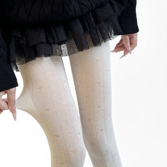 Opaque Tights,Women High Waist Footed Pantyhose,Patterned Control Tights