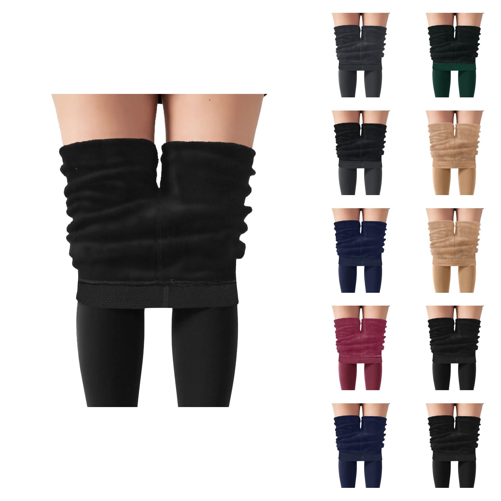 Opaque Tights for Women 2025 Winter Lined Thermal Warm Tummy