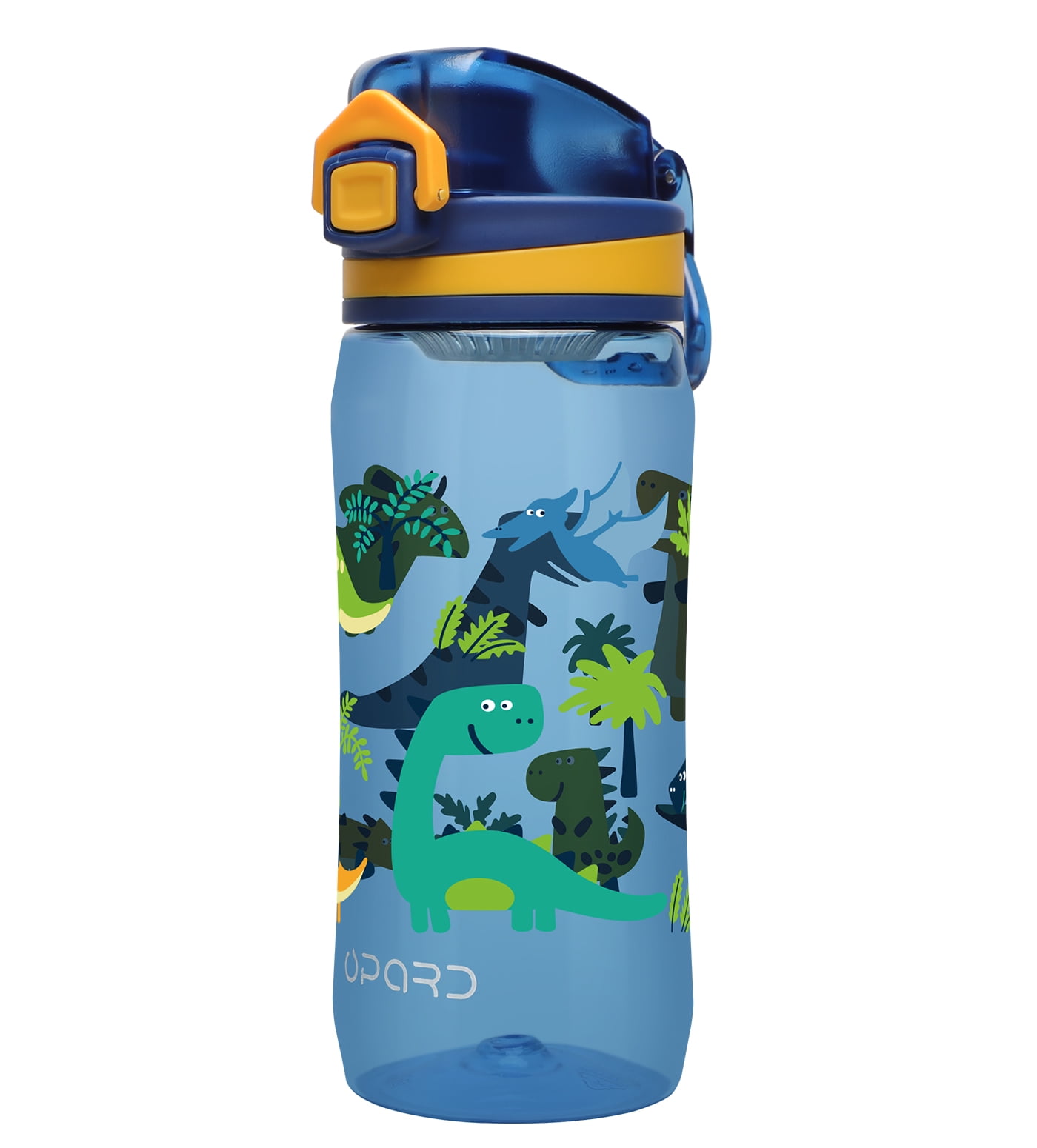 OLDLEY Kids Water Bottle for School, 17 oz (Straw Lid) BPA-Free Reusable Leak-Proof Durable Tritan Plastic Water Bottles with One-Handed Opening Straw