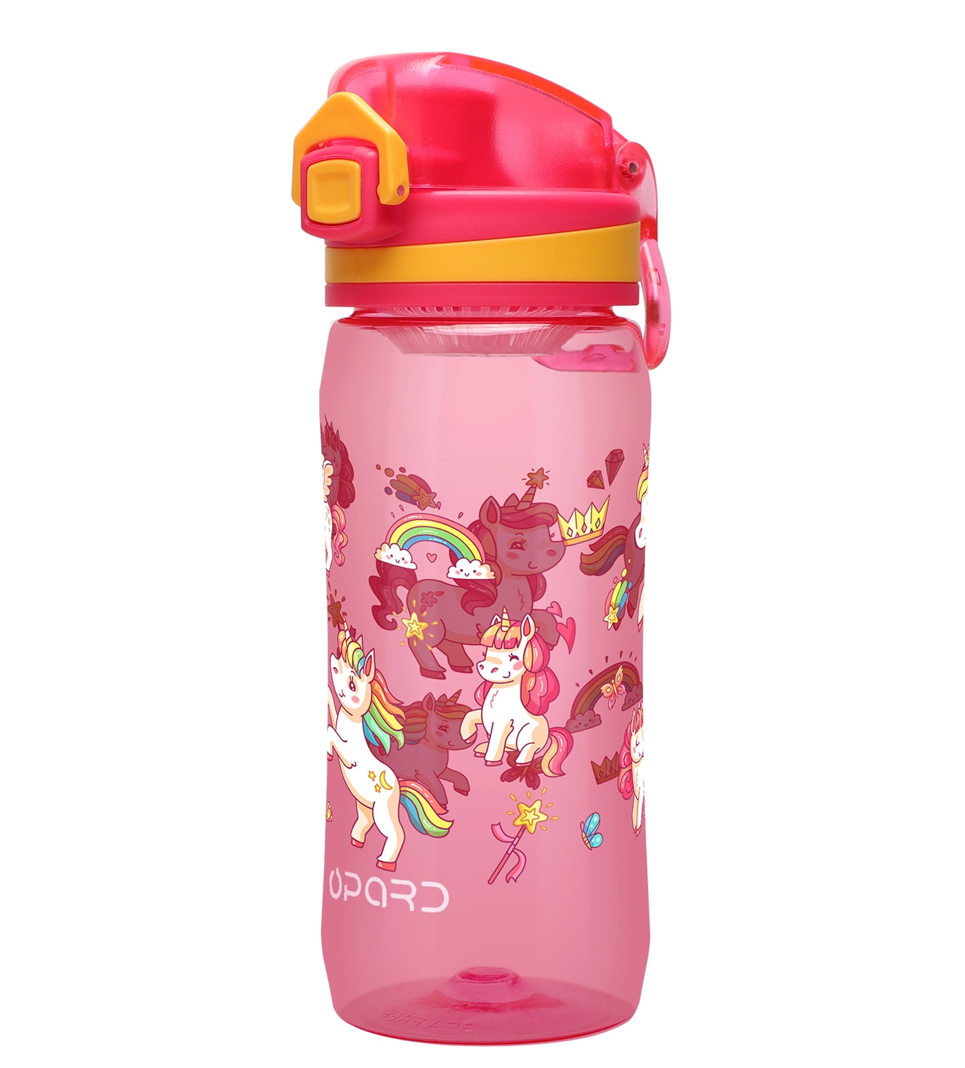 Oldley 17 oz Kids Water Bottle with Straw Lid BPA-Free Reusable