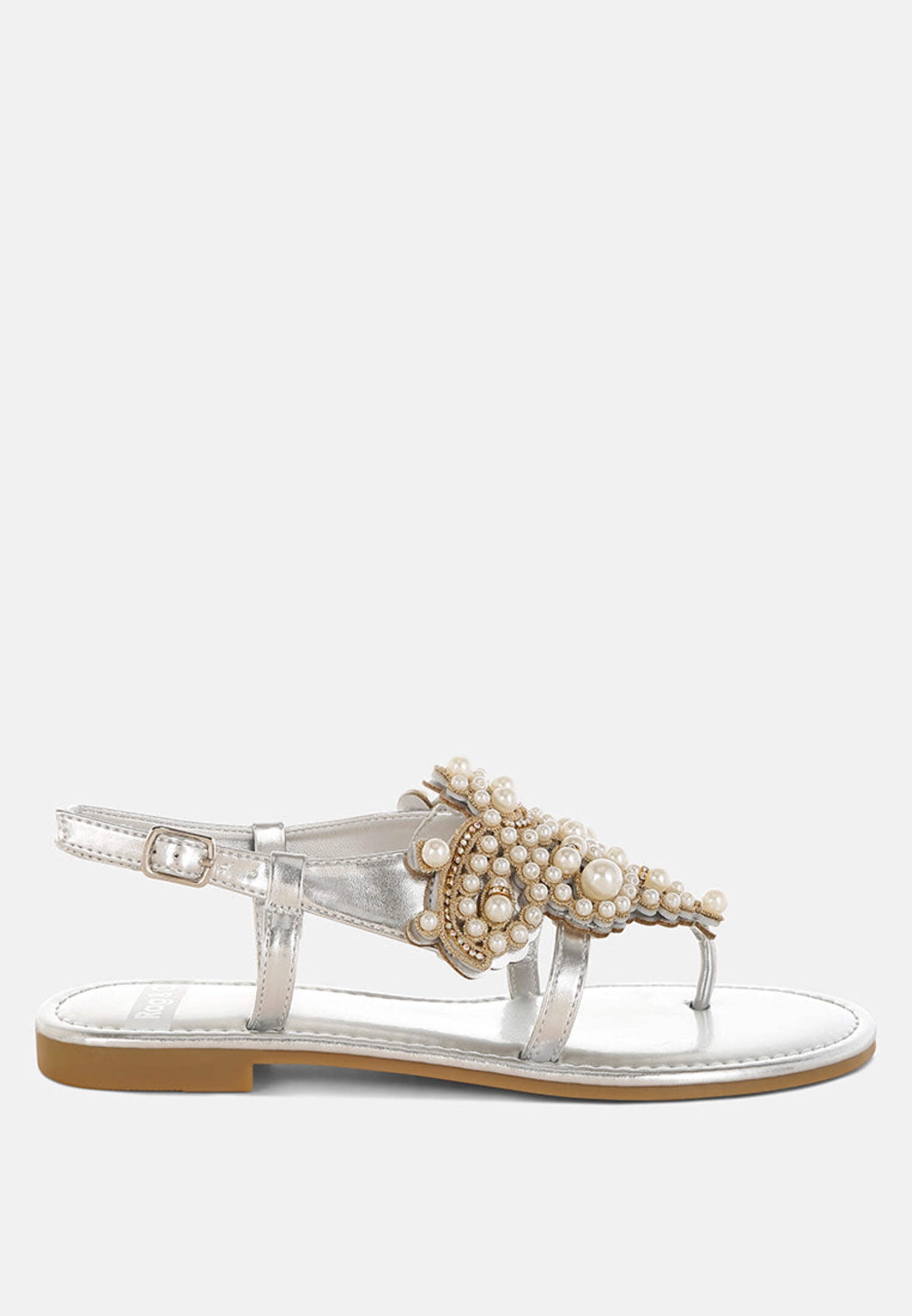 Pearl Jewel Flats - Black main image 0