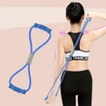 thumbnail image 1 of Opehuo 8 Shaped Resistance Bands,Exercise Bands for Back,Arms,Shoulder,Leg Stretching,Physical Therapy,Yoga,Pilates,Home Gym Workout Equipment for Women Men,Blue, 1 of 7