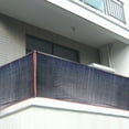 thumbnail image 1 of Opehuo Apartment Balcony Privacy Screen Fence,Black Privacy Fencing Shield Cover,Mesh Windscreen Railing Screen Shade Cloth with Grommets UV Protection for Deck Patio Backyard Pool Porch,XL, 1 of 6