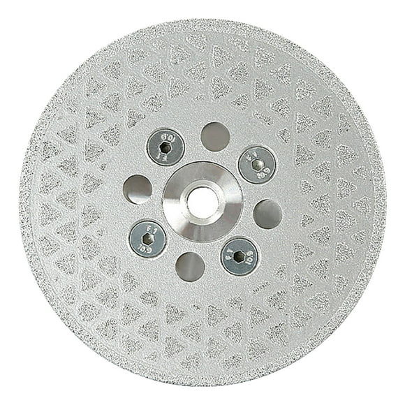 Opehuo Brazed Diamond Double Sided Cutting Grinding Disc for Marble Ceramic Double Sided Vacuum Brazed Fast Cutting Shaping Grinding Wheel,Angle Grinder Grinding Disc,100#