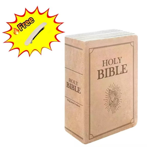 Opehuo Faith Bible Pillow,Christmas Openable Book Plush Pillow,Home Aesthetic Room Decorative Pillow,Book Shape Bible Verse Pillow,Decor for Bedroom Sofa Cushion Chair Couch Bed (Beige)