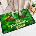 thumbnail image 1 of Opehuo Happy St. Patrick's Day Rug,Green Lucky Clover Floor Mat,St. Patrick's Day Welcome Doormats,St. Patrick's Day Elemental Pattern Floor Mat For Home Decoration,H-L, 1 of 6
