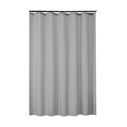 Opehuo Plain Bathroom Waterproof Thickened Polyester Partition Door Curtains,Water-Resistant Polyester Fabric Bathroom Partition Curtains,Washable Shower Curtain with Hooks,70.87×59.06,Gray