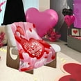 thumbnail image 1 of Opehuo Valentine's Day Heart Pattern Flannel Blanket,Love Heart Shape Balloon Washable Fleece Throw Blankets,Soft And Light And Easy To Wash,Valentines Day Gift Blanket for Girlfriend(Pink), 1 of 6