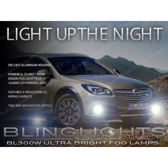 Opel Insignia Country Tourer Fog Lamp Driving Light Kit Xenon